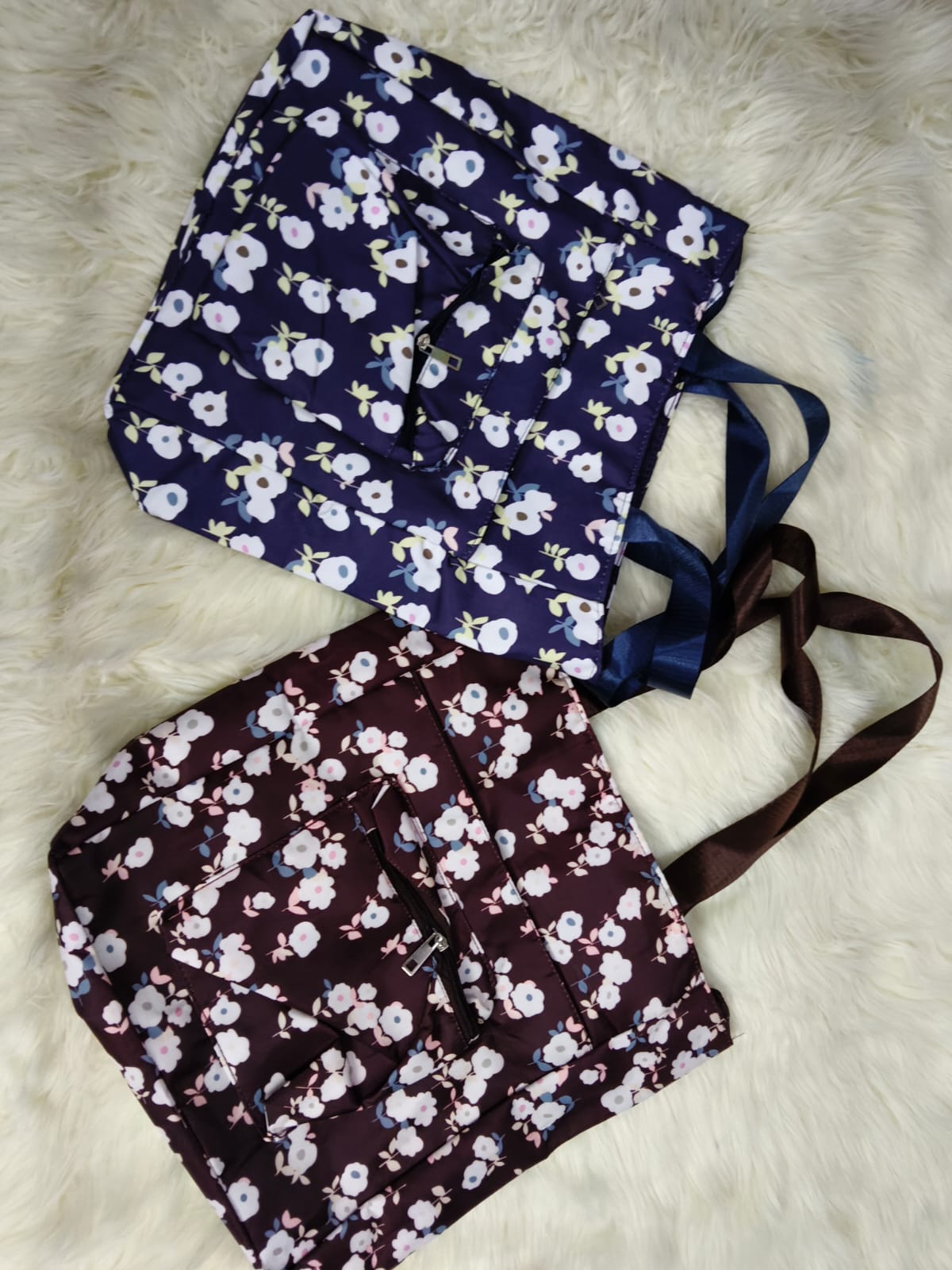 Floral Printed Tote Bag