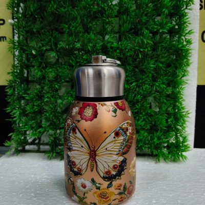 Butterfly Print Stainless Steel Flask