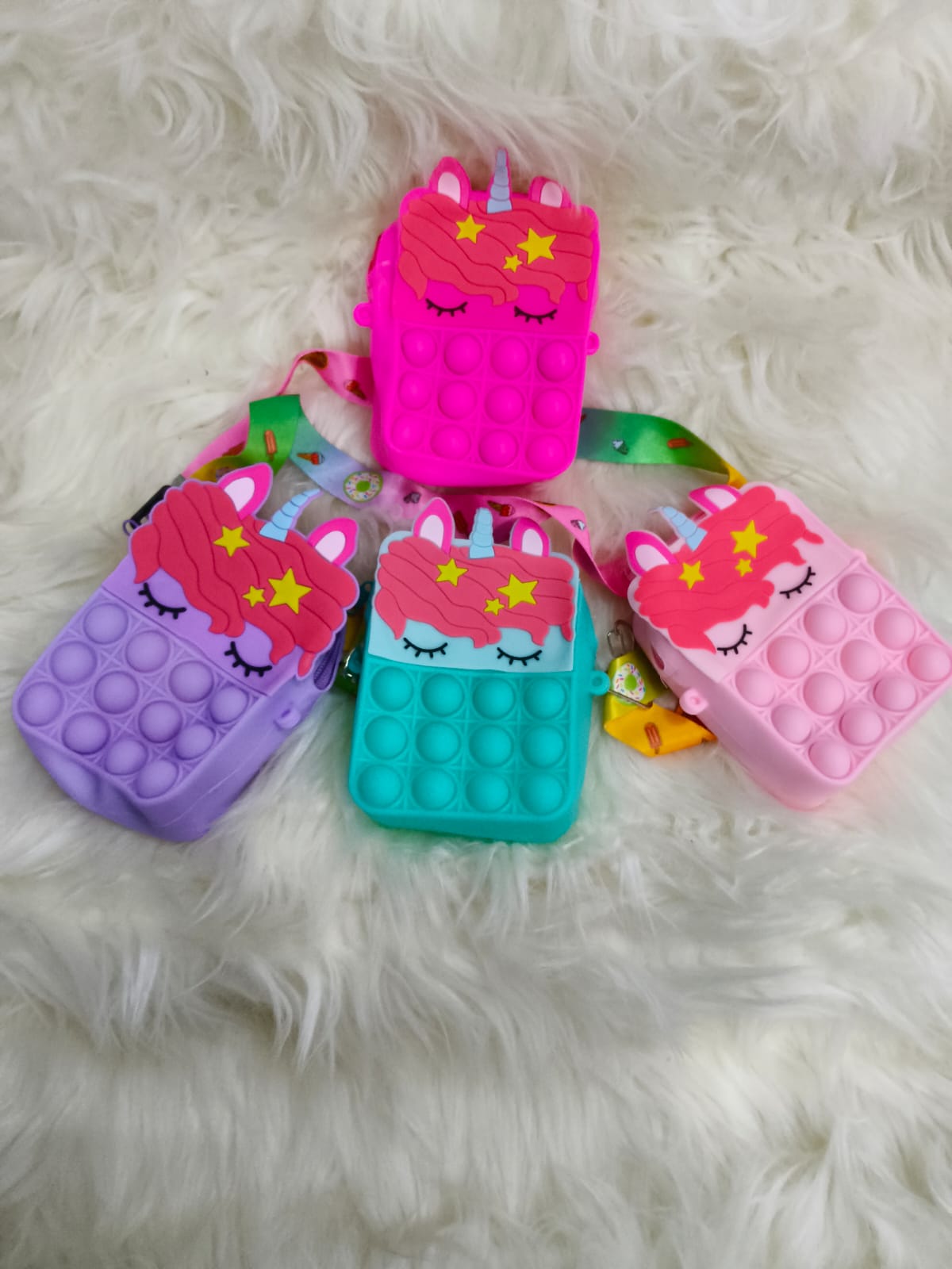 Unicorn Pop It Sling Bag