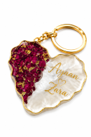 Personalized Resin Art Keychain