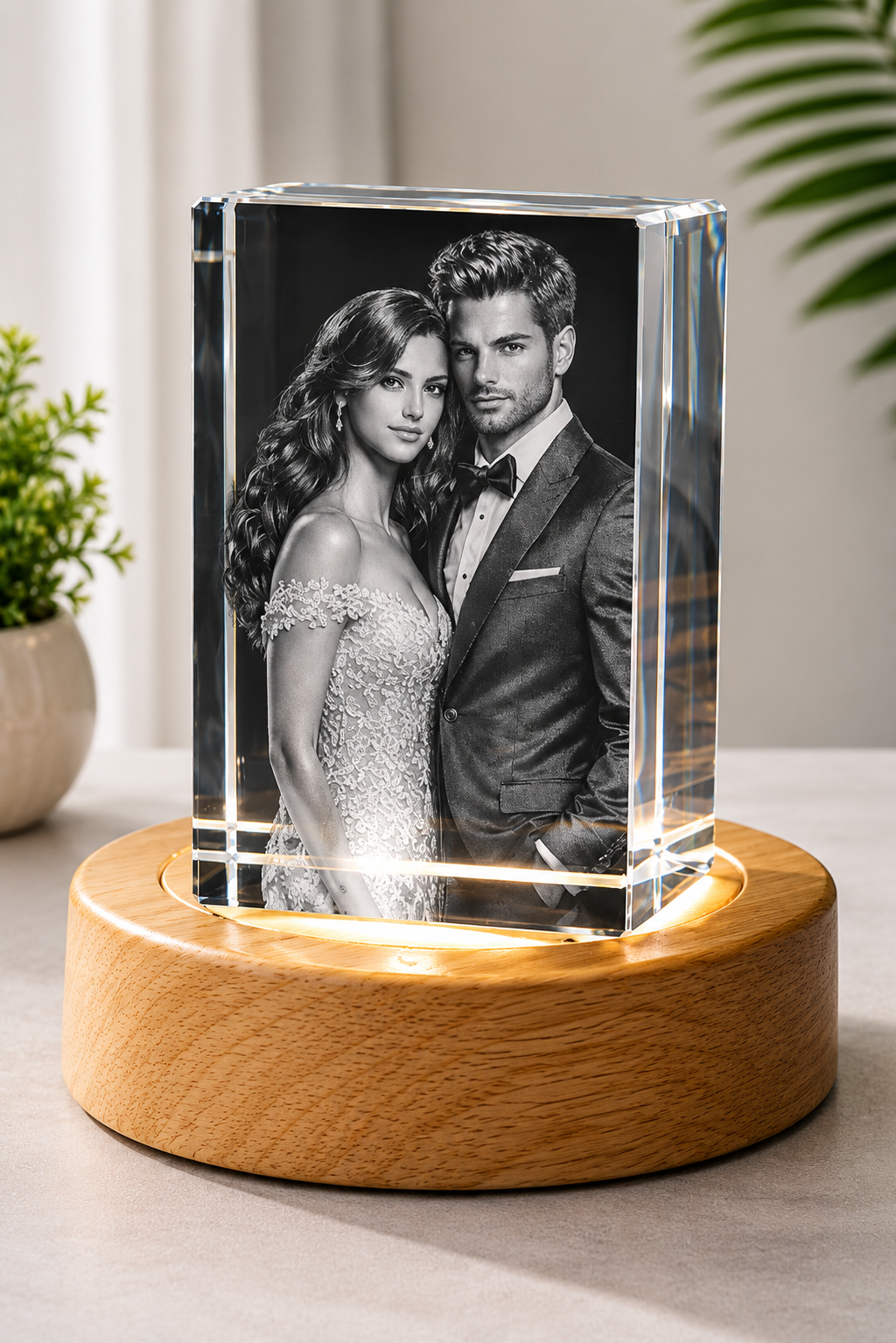 3D Crystal Photo