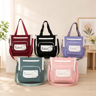 Pocket Canvas Tote Bag