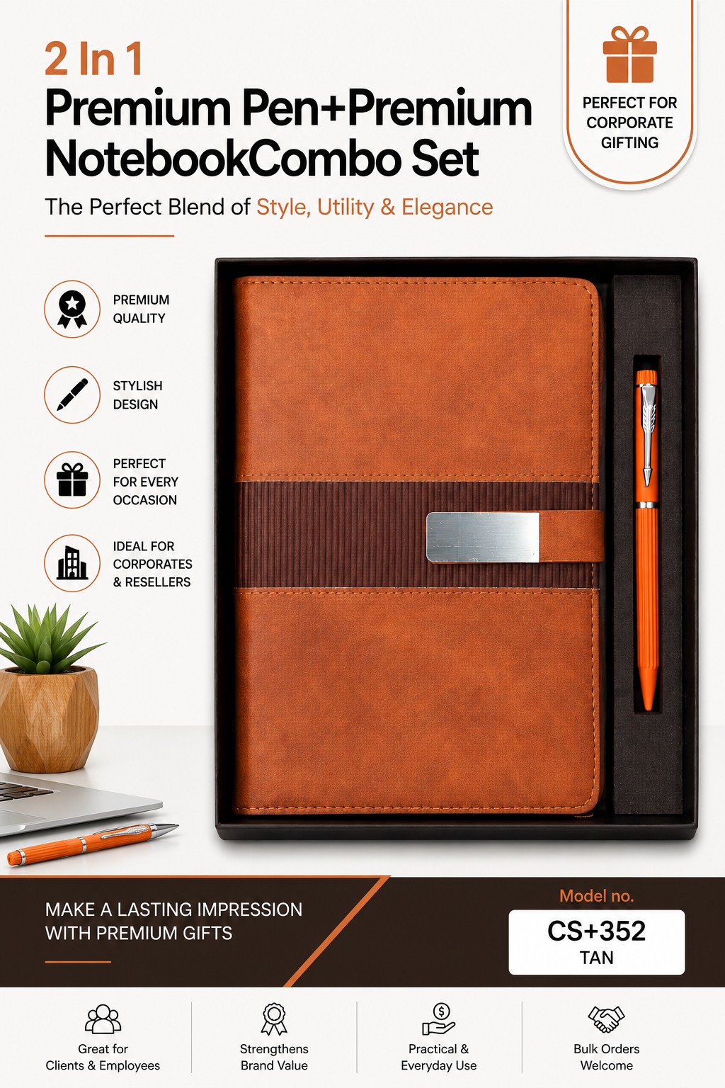 2-in-1 Premium Pen & Notebook Combo Set - Image 2