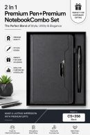 2-in-1 Premium Pen & Notebook Combo Set