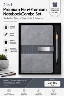 2-in-1 Premium Pen & Notebook Combo Set