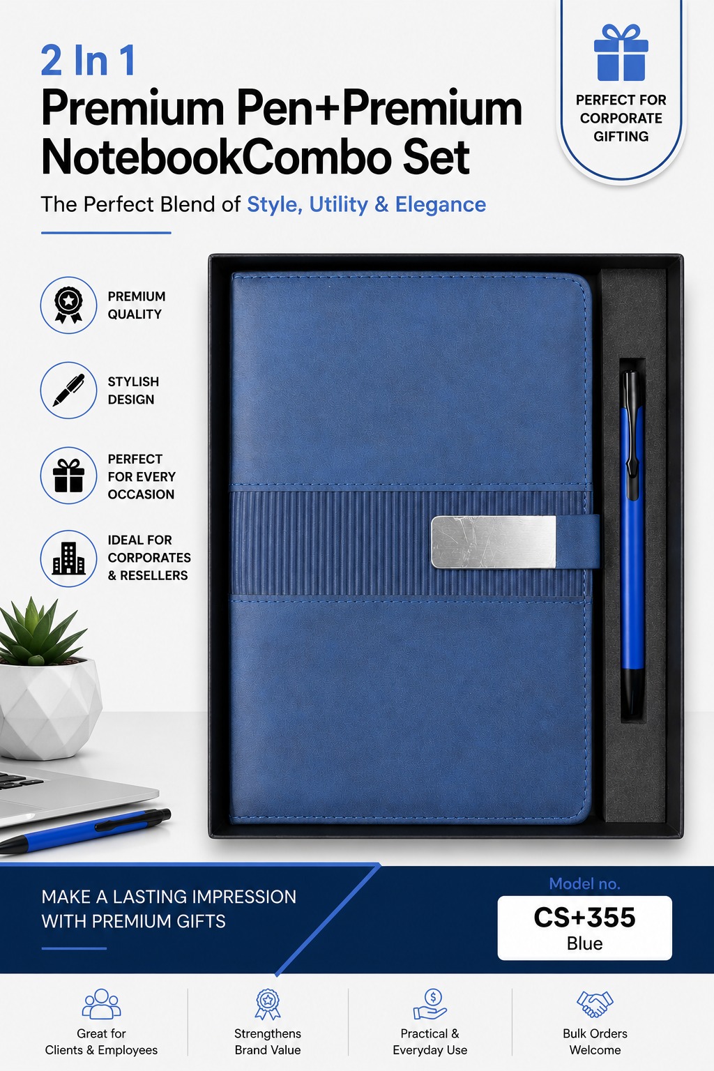 2-in-1 Premium Pen & Notebook Combo Set - Image 3
