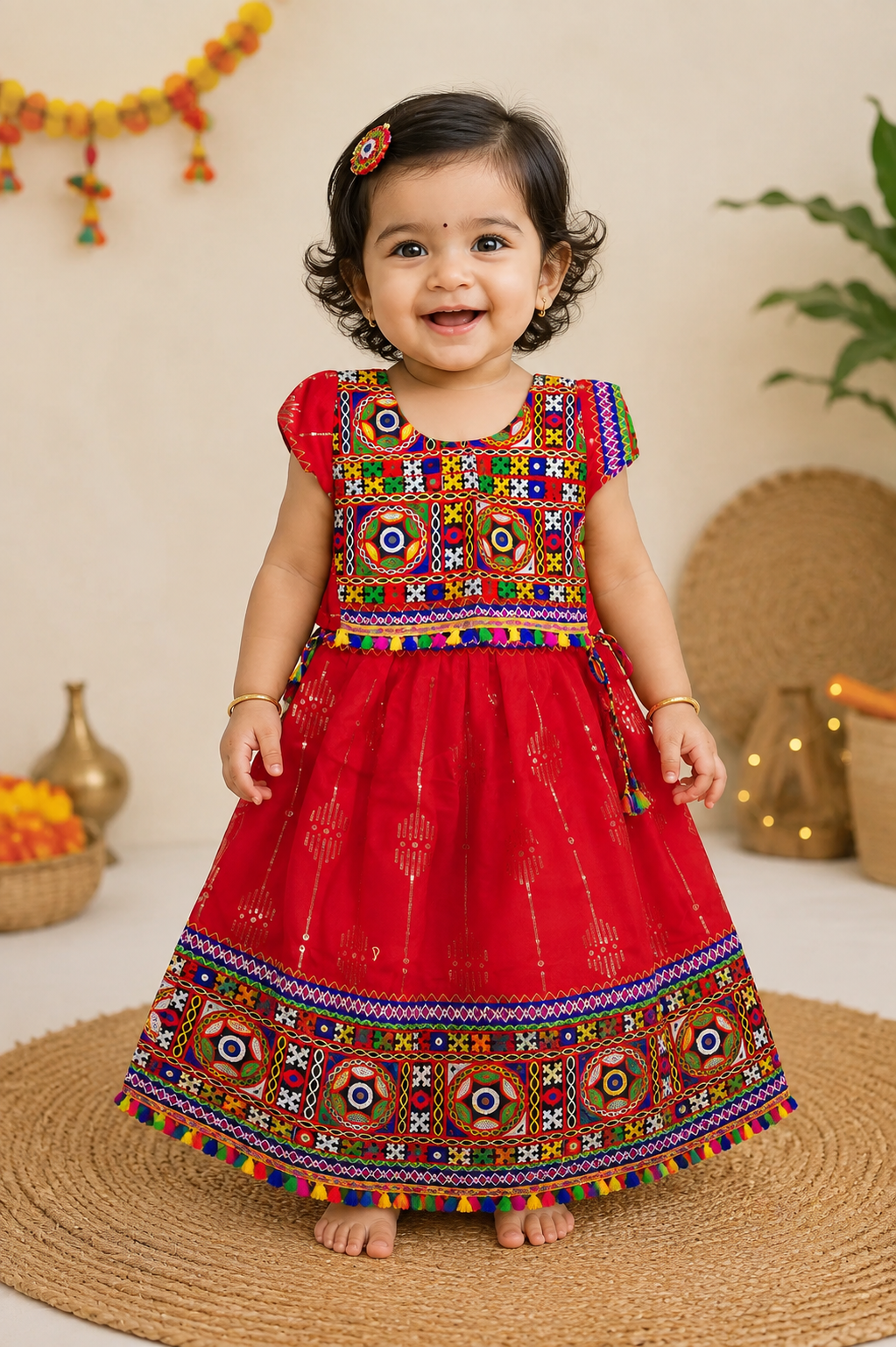 Radha Dress – Traditional Designer Kids Wear - Image 4