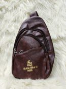 Leather Sling Chest Bag for Men