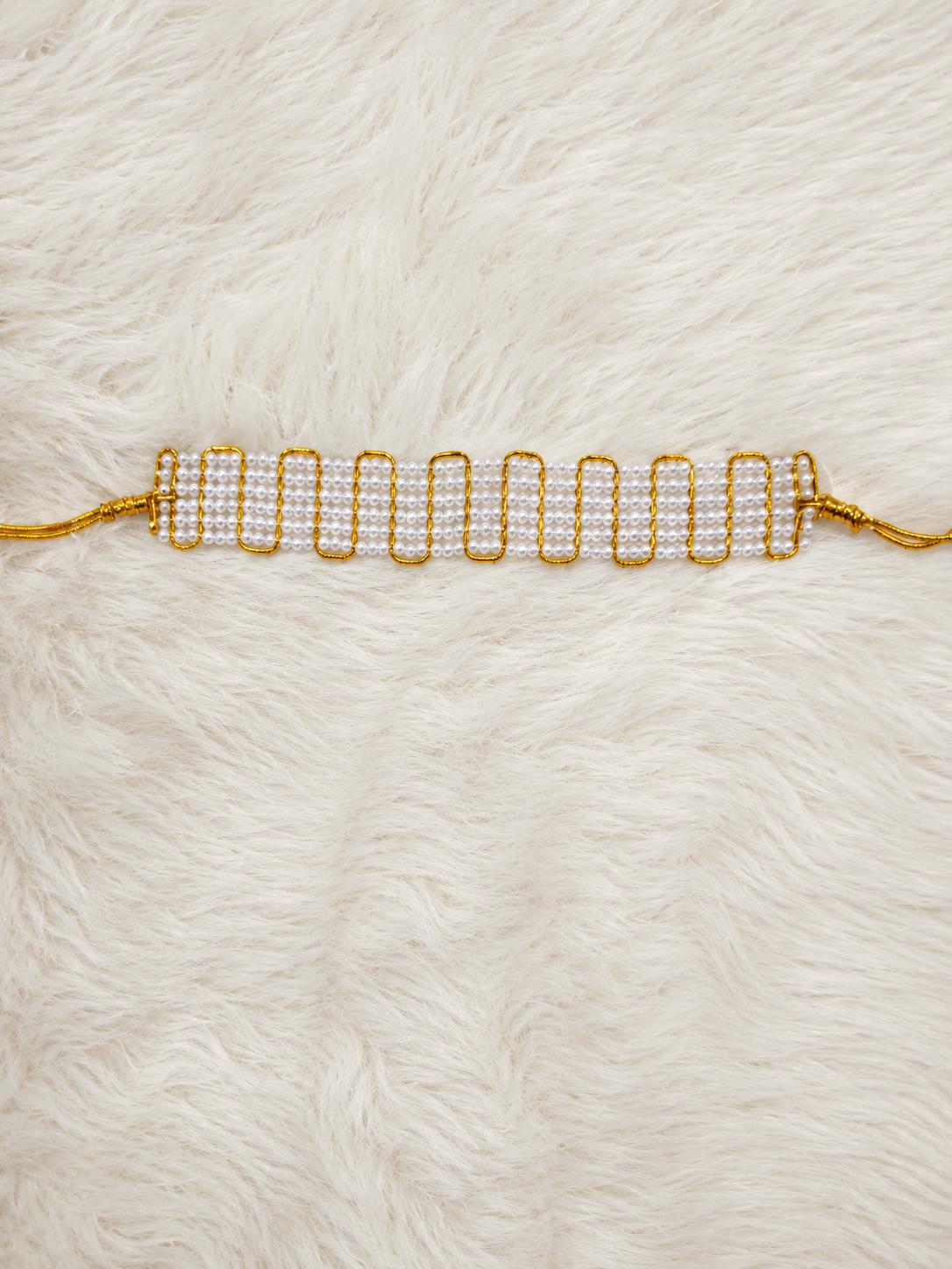 Kids Pearl & Gold Designer Hip Chain