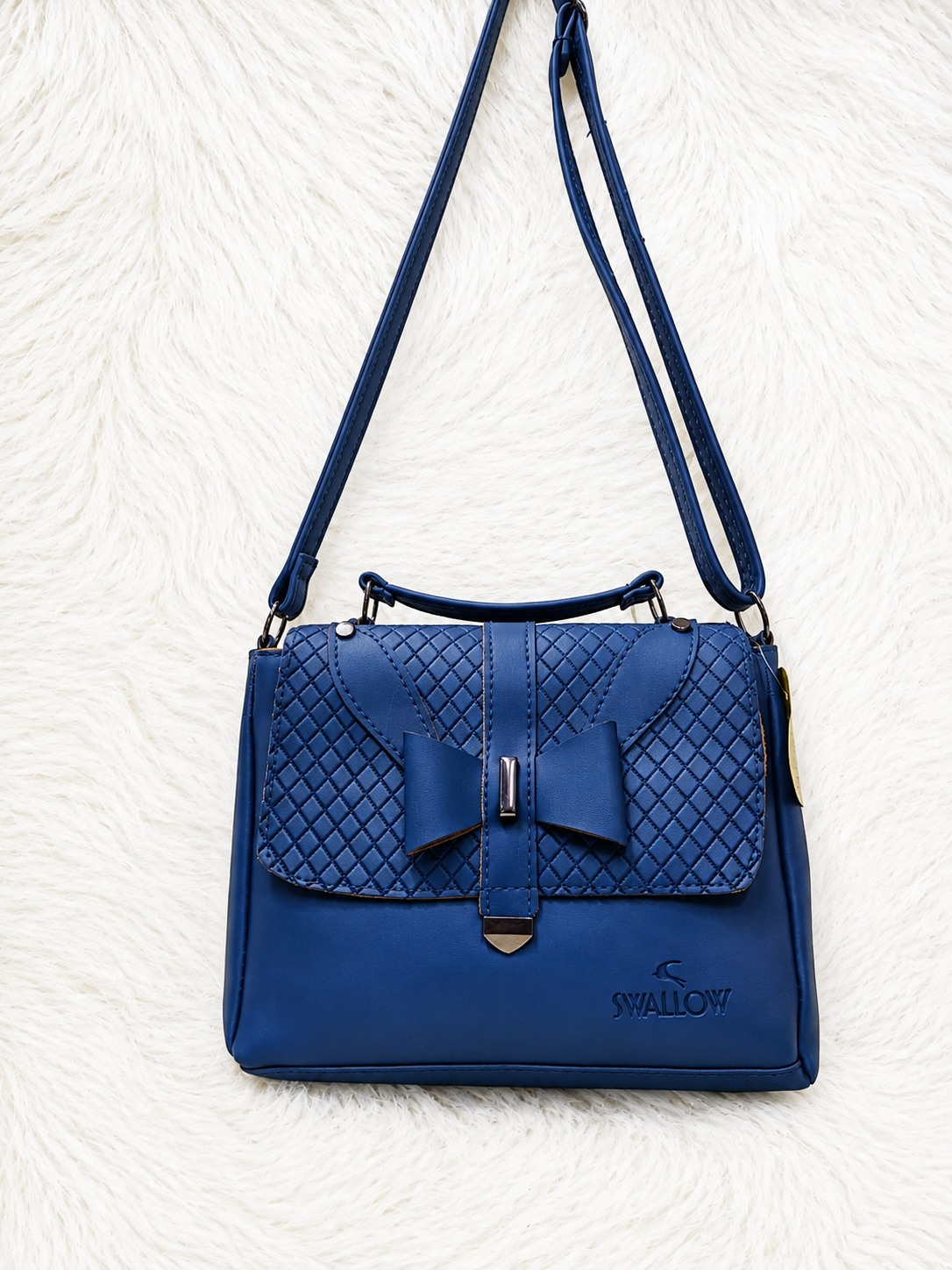 Handbag with Bow Design & Shoulder Strap - Image 2