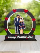 Personalized MDF Cutout Photo Frame