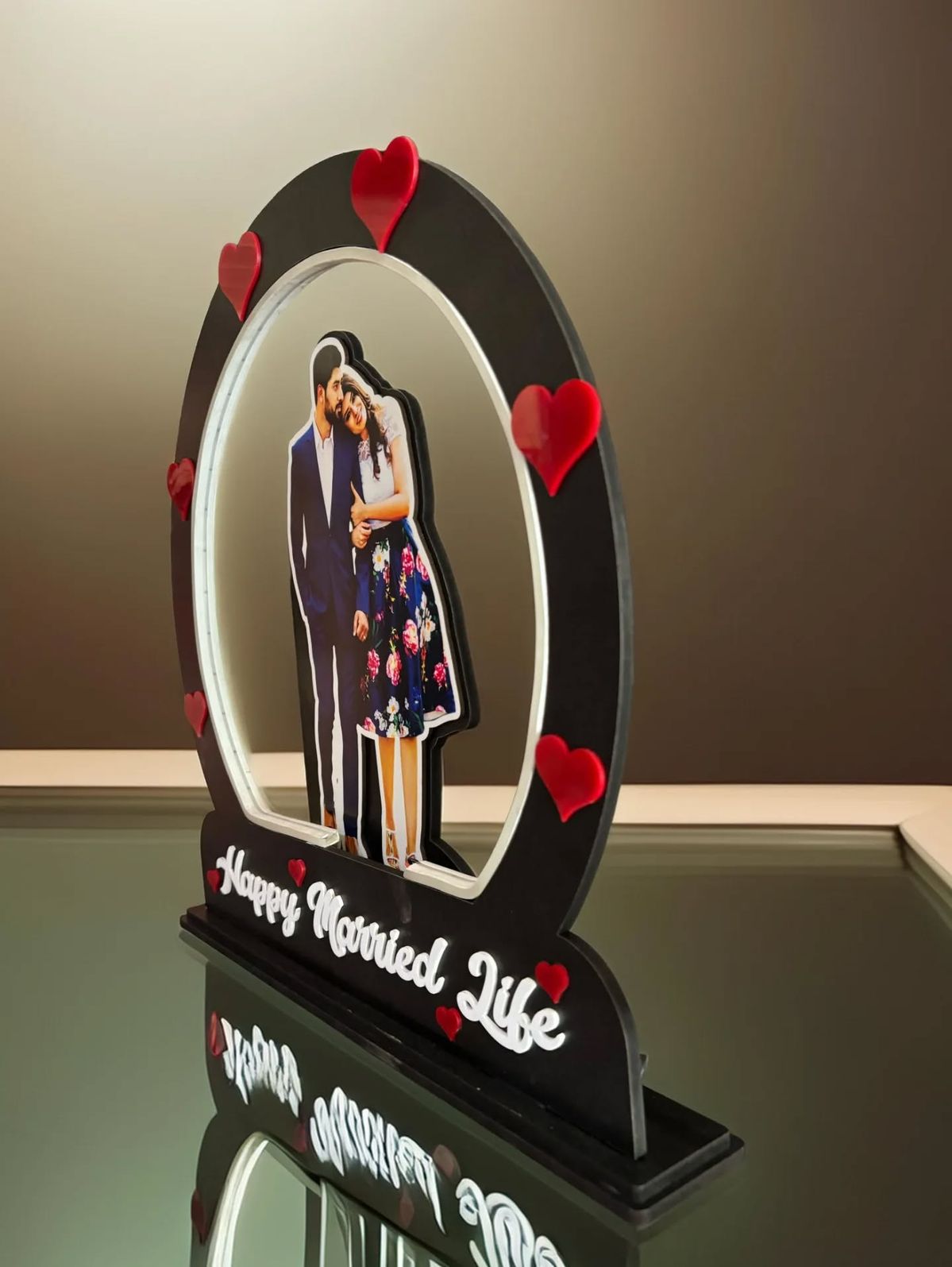 Personalized MDF Cutout Photo Frame - Image 3