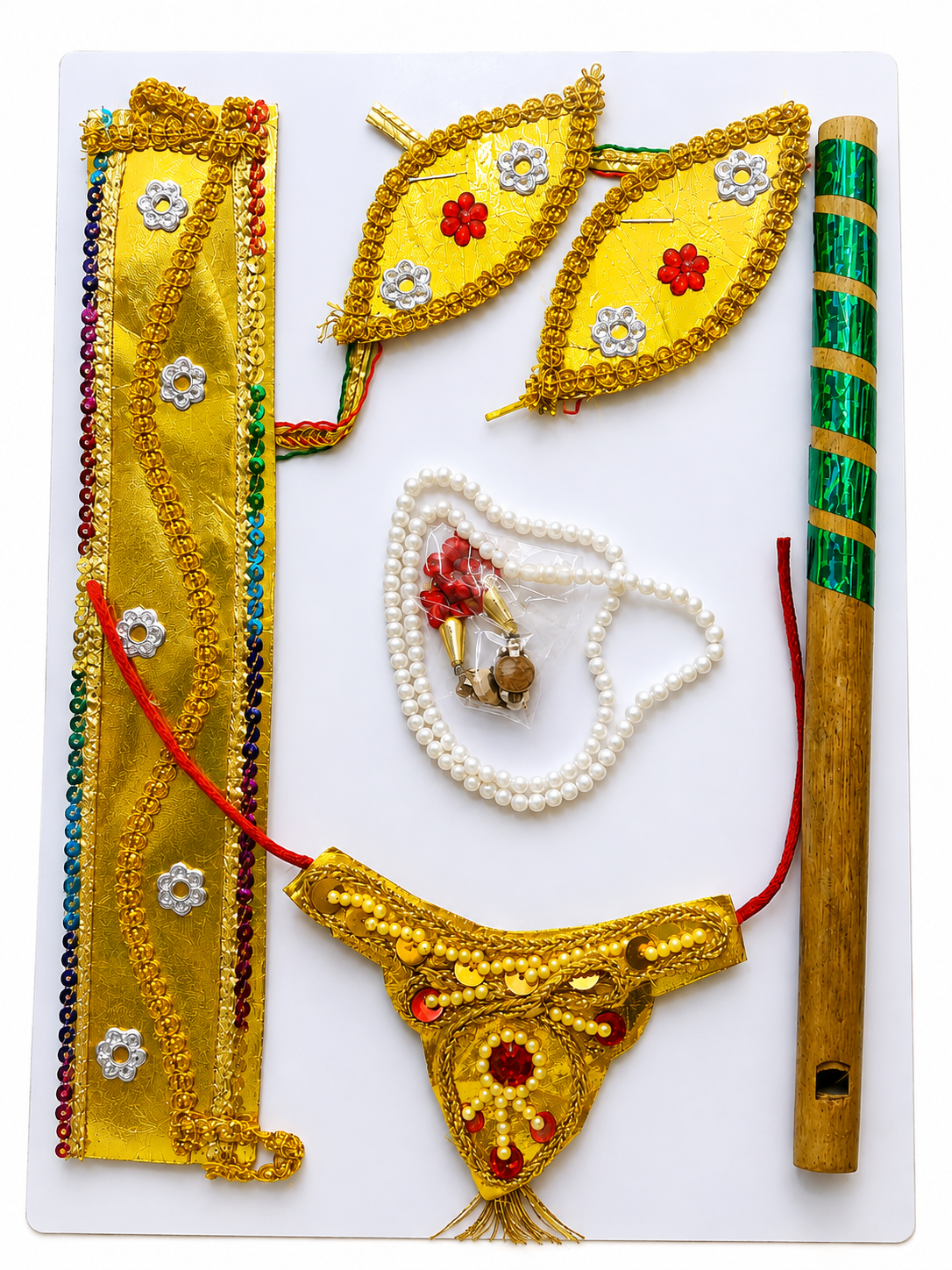 Krishna Costume & Ornament Set