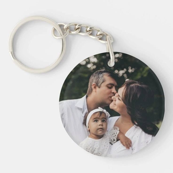 Photo Wood Keychain - Image 2