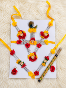 Radha Costume Flower Jewellery Set